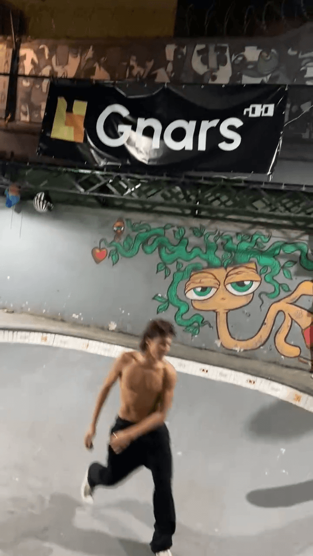 Keef at the first Gnars Session
