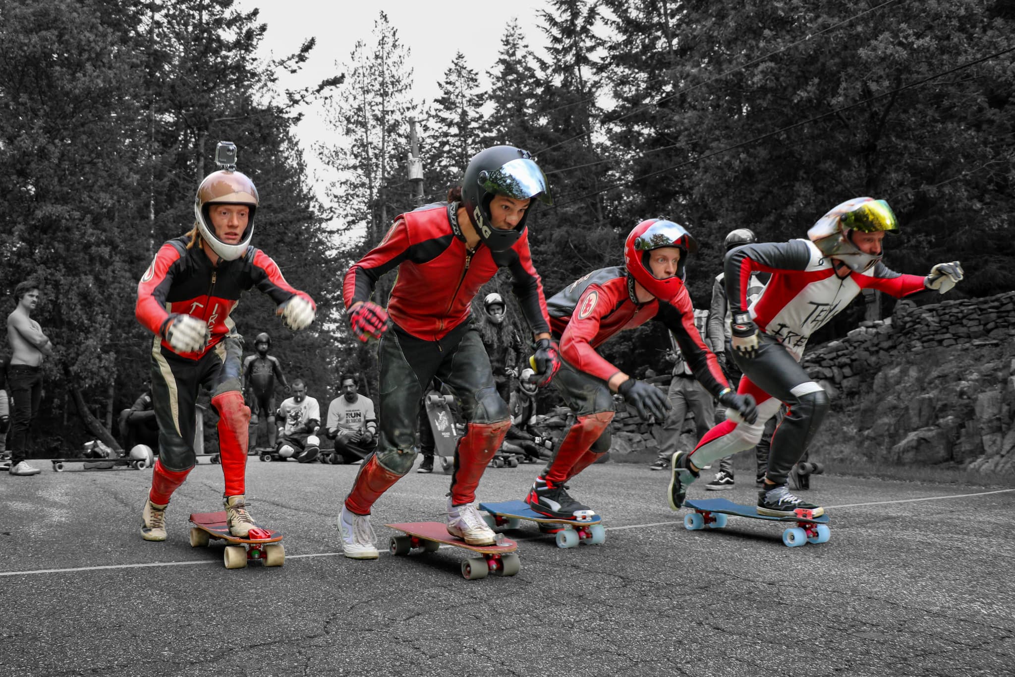 Team Irene taking practice runs at Danger Bay
