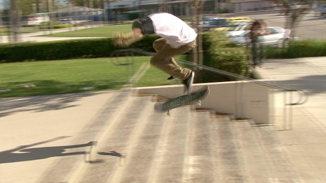 Switch Backside Bigspin - Ventura 8 Stair (Raw)