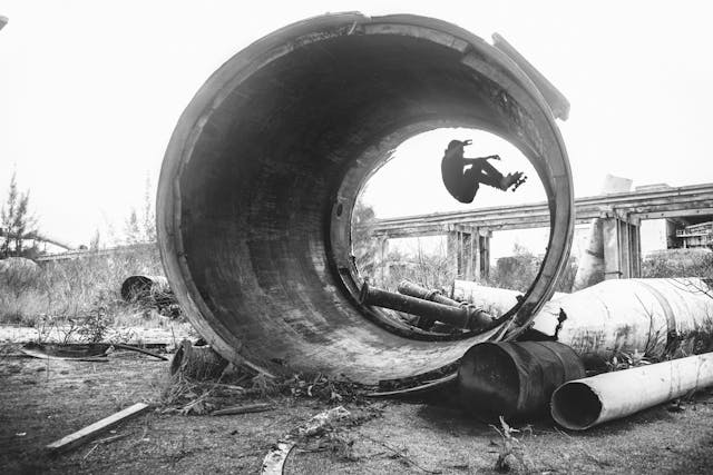 Fs Ollie - Full Pipe Alcalis Abandoned Factory 